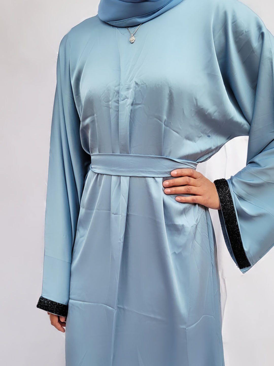 Noor Abaya in Blue